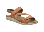 Sandale JOSEF SEIBEL "Juliet 01, orange", Damen, Gr. 42, orange, Obermaterial: 100% Rindsleder Leather cow., Schuhe Sandale