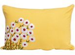 Dekokissen KARE DESIGN "Margarita, Kissenhülle mit Füllung, 40x60 cm", gelb, unifarben, B:40cm H:15cm L:60cm, Leinen, Polyester, Dekokissen_Sitzkissen_Kissenhüllen, stützt Kopf und Nacken angenehm und sorgt für erholsamen Schlaf