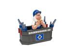 Dekofigur HAMBURGER SV "Hamburger SV Gartenzwerg HSV Zwerg Trockendock", mehrfarbig, Dekofiguren
