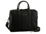 Businesstasche VALENTINO BAGS "EFEO", Herren, Gr. B/H/T: 41cm x 31cm x 9cm, schwarz (nero), Lederimitat, Taschen, Handtasche Damen Tasche Damen Schultertasche Henkeltasche