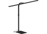 Hansa-by-styro LED-Tischlampe Novano, flexible Lichtausrichtung, Memory-Funktion, schwarz