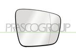 PRASCO Spiegelglas, Außenspiegel me7527513 rechts für Mercedes