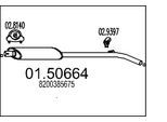 MTS Mittelschalldämpfer 0150664 für RENAULT