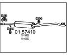 MTS Mittelschalldämpfer 0157410 für Ford VW SEAT