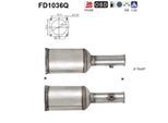 AS Ruß-/Partikelfilter, Abgasanlage Abganlage fd1036q für Citroën