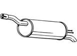 BOSAL Endschalldämpfer 148343 für Fiat