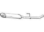 BOSAL Mittelschalldämpfer 282331 für Peugeot Citroën LANCIA