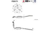 AS Ruß-/Partikelfilter, Abgasanlage Abganlage fd5171 für Ford