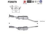 AS Ruß-/Partikelfilter, Abgasanlage fd5079 für DACIA