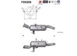 AS Ruß-/Partikelfilter, Abgasanlage Abganlage fd5288 für Opel NISSAN RENAULT