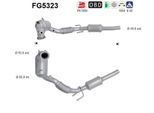 AS Ruß-/Partikelfilter, Abgasanlage fg5323 für Skoda