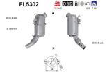 AS Ruß-/Partikelfilter, Abgasanlage Abganlage fl5302 für BMW