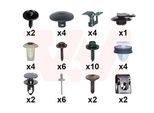 VAN WEZEL Montagesatz, Stoßfänger 4415793 hinten für RENAULT