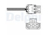 DELPHI Lambdasonde es1099012b1 für GM Opel Vaughall RENAULT