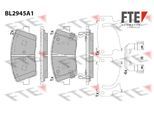 FTE Bremsbelagsatz, Scheibenbremse 9011189 Vorderachse für GENESIS