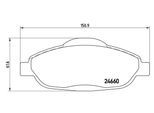 MAGNETI MARELLI Bremsbelagsatz, Scheibenbremse 363700561101 für Peugeot