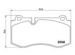 MAGNETI MARELLI Bremsbelagsatz, Scheibenbremse 363700450074 für Mercedes