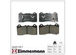 ZIMMERMANN Bremsbelagsatz, Scheibenbremse 266051301 Vorderachse für Ford