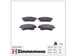 ZIMMERMANN Bremsbelagsatz, Scheibenbremse 250311851 Vorderachse für Opel GM CHEVROLET (SGM)