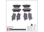 ZIMMERMANN Bremsbelagsatz, Scheibenbremse 245451701 Hinterachse für Ford LINCOLN MAZDA (FAW)