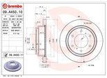 BREMBO Bremsscheibe 09a45010 300mm 22mm für MITSUBISHI (GAC)