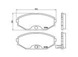 MAGNETI MARELLI Bremsbelagsatz, Scheibenbremse 363700456045 für NISSAN INFINITI