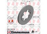 ZIMMERMANN Bremsscheibe 250138220 Hinterachse voll 308mm 18mm für Ford