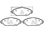 MAGNETI MARELLI Bremsbelagsatz, Scheibenbremse 363700485166 für VW Audi