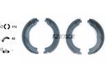TEXTAR Bremsbackensatz, Feststellbremse 91062100 für Fiat Peugeot