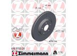 ZIMMERMANN Bremsscheibe 610373320 Vorderachse belüftet 296mm 25mm für Volvo LYNK & CO