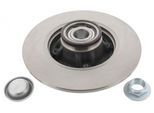 MAPCO Bremsscheibe 15341 Hinterachse voll 249mm 9mm für Citroën