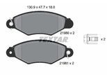 TEXTAR Bremsbelagsatz, Scheibenbremse 2198004 für Citroën Peugeot Fiat RENAULT