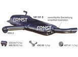 ERNST Endschalldämpfer 161015 für Skoda