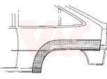 VAN WEZEL Seitenwand 3730145 hinten links