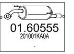 MTS Endschalldämpfer 0160555 für NISSAN