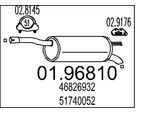 MTS Endschalldämpfer 0196810 für Fiat