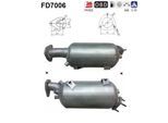 AS Ruß-/Partikelfilter, Abgasanlage Abganlage fd7006 für Audi