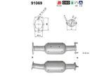 AS Katalysator 91069 für Suzuki