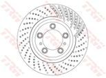TRW Bremsscheibe df6721s 340mm 34mm für Porsche