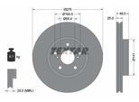 TEXTAR Bremsscheibe 92173103 275mm 25mm für TOYOTA