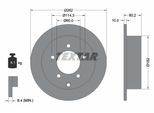 TEXTAR Bremsscheibe PRO 92227403 262mm 10mm für MITSUBISHI