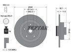 TEXTAR Bremsscheibe 92254103 290mm 11mm für RENAULT