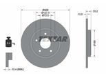 TEXTAR Bremsscheibe 92286003 328mm 12mm für Chrysler Fiat DODGE LANCIA VW