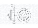 MAGNETI MARELLI Bremsscheibe 360406055401 329mm 18mm für TOYOTA