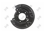 ABAKUS Spritzblech, Bremsscheibe 13107683 Hinterachse links für TOYOTA