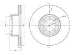 METELLI Bremsscheibe 231040c belüftet 294mm 24mm für Iveco