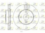 ROADHOUSE Bremsscheibe 674210 Vorderachse belüftet 255mm 25mm für VW TOYOTA
