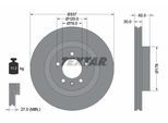 TEXTAR Bremsscheibe PRO 92134603 337mm 30mm für LAND ROVER