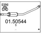 MTS Mittelschalldämpfer 0150544