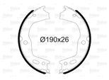 VALEO Bremsbackensatz, Feststellbremse 564166 Hinterachse für HYUNDAI KIA